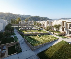 Apartments in a luxury complex on the west coast of Kyrenia (001520)