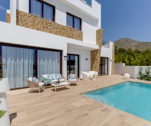 Modern villa in the picturesque area of ​​Finestrat, with stunning views (122237)