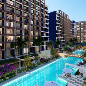 Квартири в комплексі в курортному селищі Том'юк, Мерсін (025164)