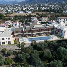 Apartments in a finished residential complex in the central part of Kyrenia (003521)