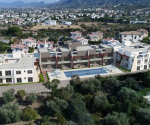 Apartments in a finished residential complex in the central part of Kyrenia (003521)