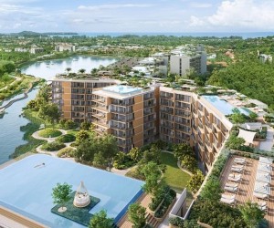 Modern residential complex with lake and golf views in Phuket (036317)