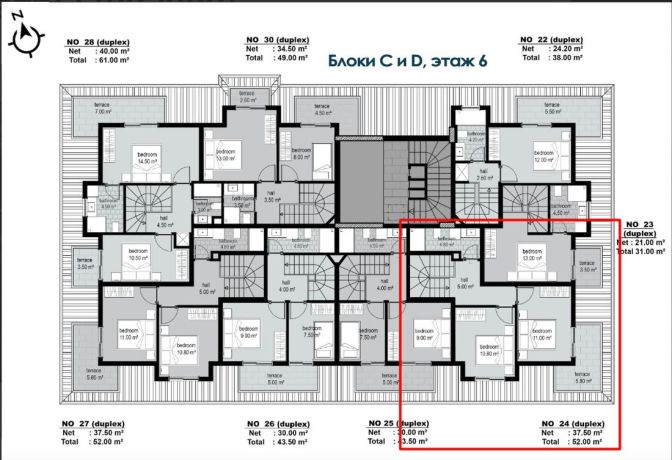 Apartments, Turkey, Alanya, Kleopatra (41500) - pictures 20