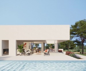 Modern Frontline Golf Villa in Orihuela Costa (212237)