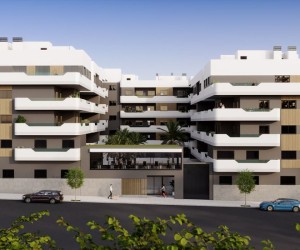 Modern 3-bedroom apartment with green area views in Santa Pola (216237)