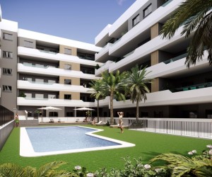 Modern 2-bedroom apartment with terrace in Santa Pola (217237)