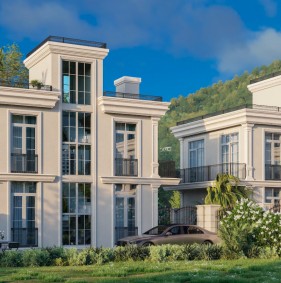 Виллы на берегу Чёрного моря в Батуми с высокой доходностью (004523)