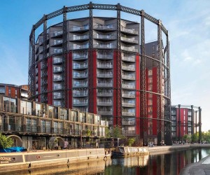 Luxury development on Regent’s Canal with views over the Olympic Park and Canary Wharf (012283)