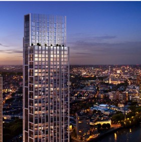 Luxurious residential complex with panoramic views of London (014283)