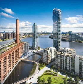 Luxury Apartments on the River Thames in Chelsea, London (015283)