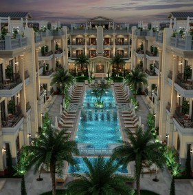 Luxury apartments with terraces from the developer in a complex, Iskele (002527)