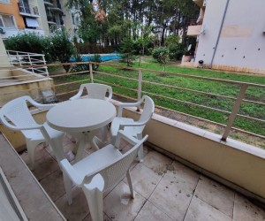 Two-room apartment with a terrace by the pool in the center of Sunny Beach (514353)