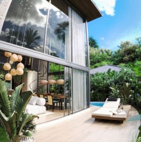 Дизайнерські вілли на Букіті з приватним басейном та панорамними вікнами (003533)