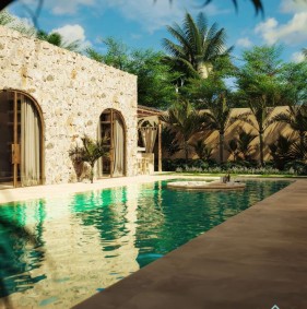 Tropical Mexican Villa in Bukit (004533)