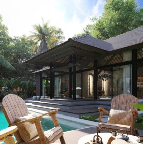 Ethnic Indonesian Villa in Jimbaran, Bukit (006533)