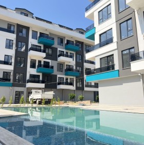 Сучасна квартира в районі пляжу Клеопатра, Аланія (42200)