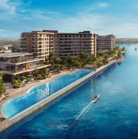 Сучасний житловий комплекс на мальовничому острові Яс в Абу-Дабі (017495)