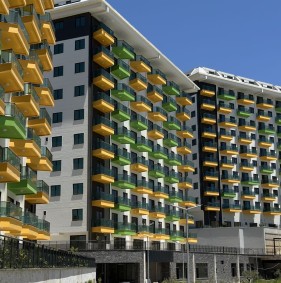 Мебльовані апартаменти 2+1 з видом на море та гори в районі Авсаллар (42900)