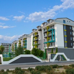 Квартира 1+1 в Каргыджаке с видом на море и горы (43200)