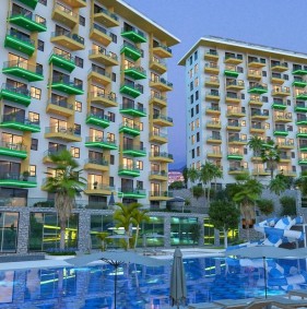 Квартира 1+1 в Авсалларі з розвиненою інфраструктурою та близькістю до моря (44800)