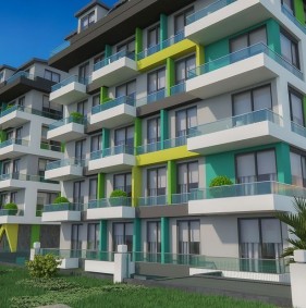 Apartment in a modern residential complex near the sea in Mahmutlar (45100)