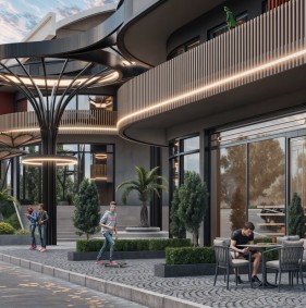 Новые коммерческие помещения на улице Ататюрка, Авсаллар (015113)