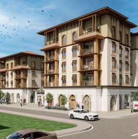 Elite residential complex in a quiet corner of Antalya, Korkuleti city (017113)