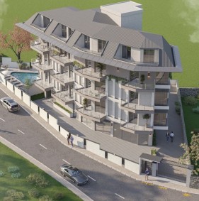  Новый жилой комплекс в живописном районе Сарай, Аланья (010455)