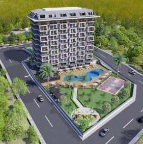 Современные апартаменты у моря в Пазарджи (011480)