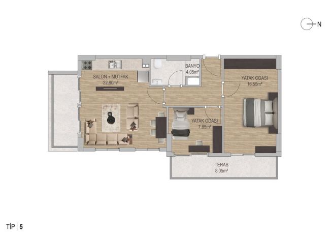 Apartments, Turkey, Alanya, Gazipasha (011480) - pictures 13