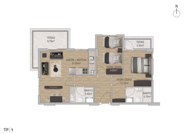 Apartments, Turkey, Alanya, Gazipasha (011480) - pictures 14