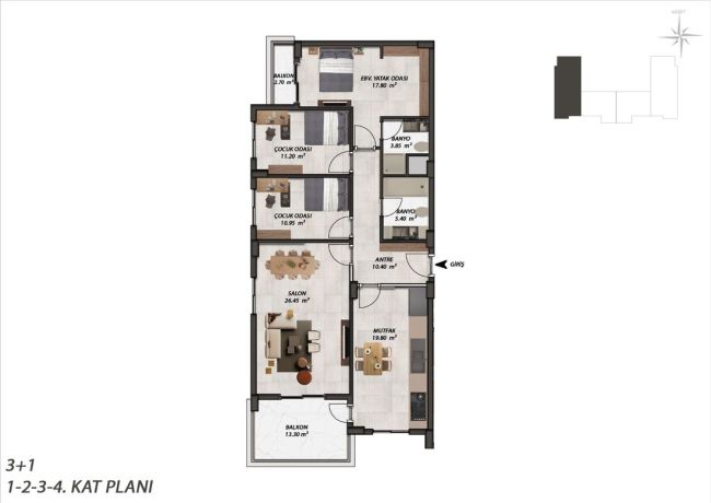 Apartments, Turkey, Alanya, Gazipasha (012480) - pictures 8