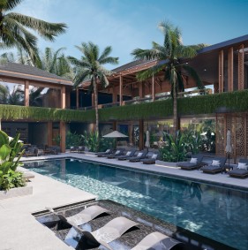 Клубный комплекс апартаментов в центре Убуда (00184)