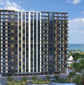 Жилой комплекс в престижном квартале на Новом Бульваре в Батуми (001151)