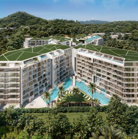 Новые апартаменты с гарантией аренды 6% на 3 года, Равай (001162)