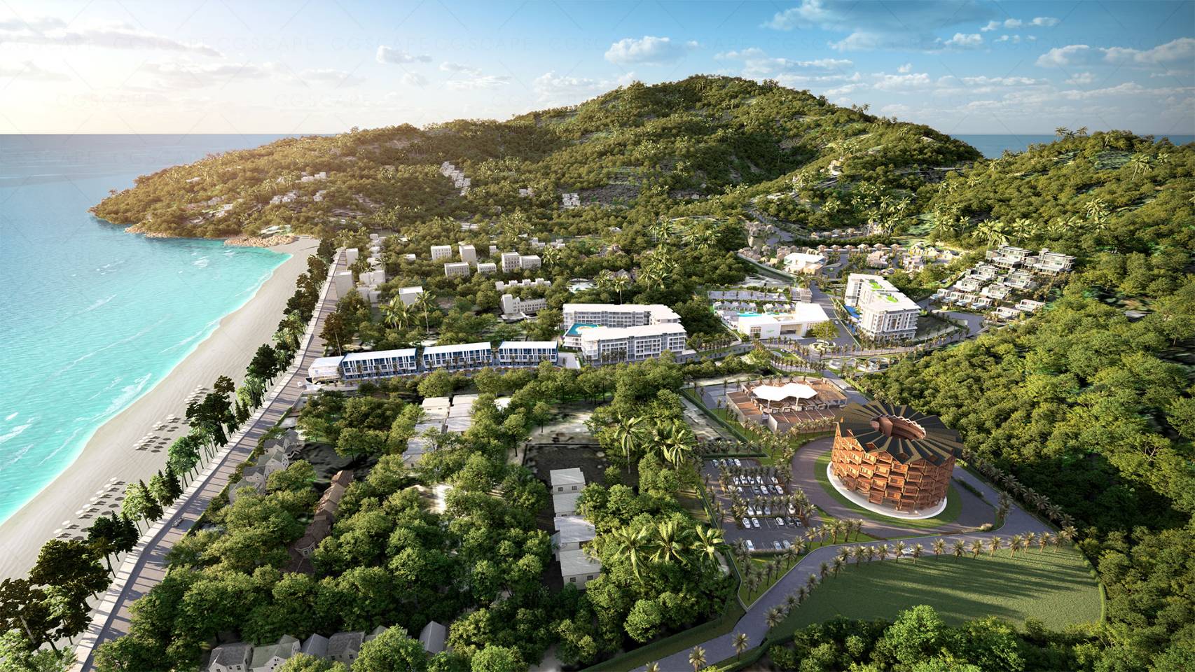 5-этажный кондоминиум под управлением отельного оператора Wyndham (001176)