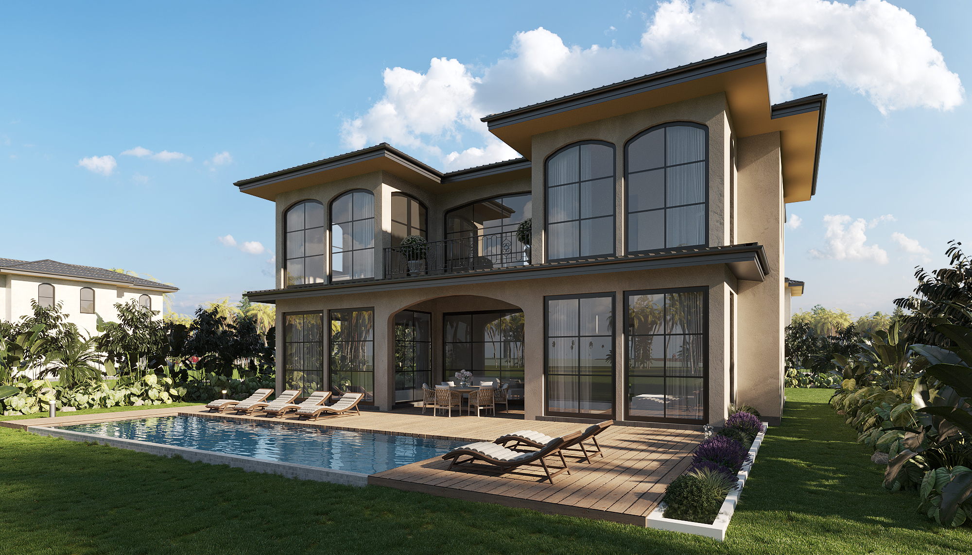 Проект двухэтажных вилл в Чалонге, Пхукет (005130)