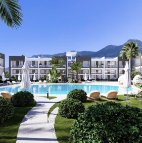 A residential complex in Karşıyaka, on the western coast of Kyrenia (006302)