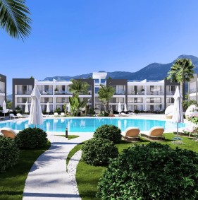 A residential complex in Karşıyaka, on the western coast of Kyrenia (006302)