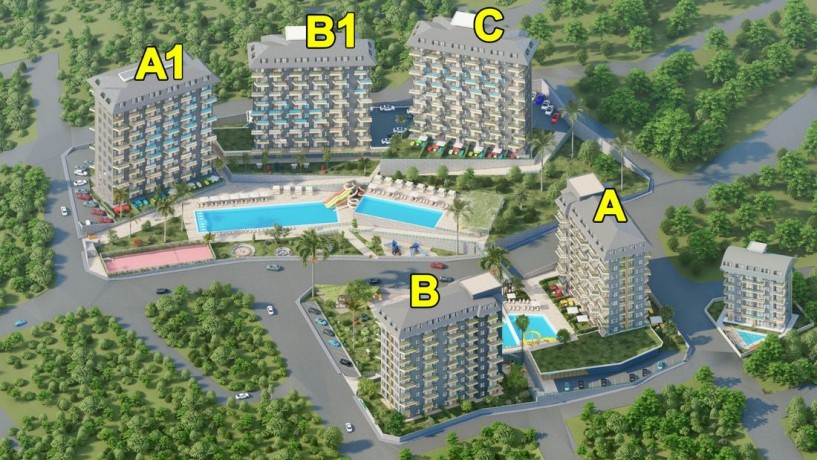 Квартиры, Турция, Алания, Авсаллар (00500) - фото 30