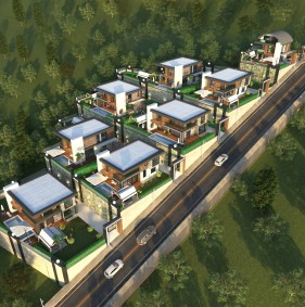 Элегантные виллы в живописном районе Каргыджак (006293)