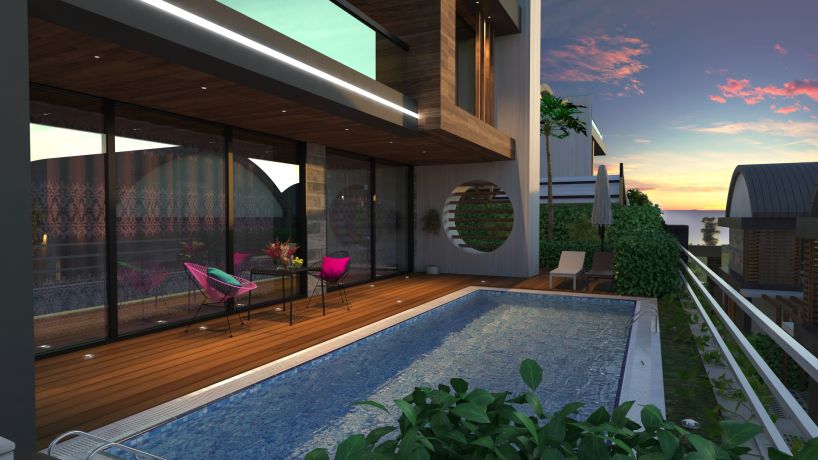 Виллы, Турция, Алания, Каргыджак (006293) - фото 9